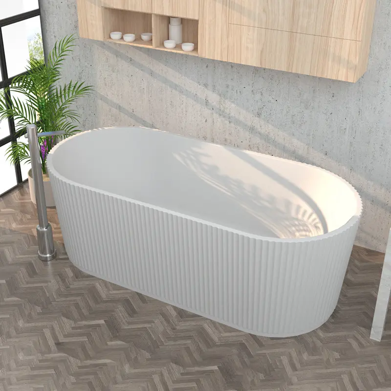 Acrylic Freestanding Bathtub for Bathrooms Modern Bathtub