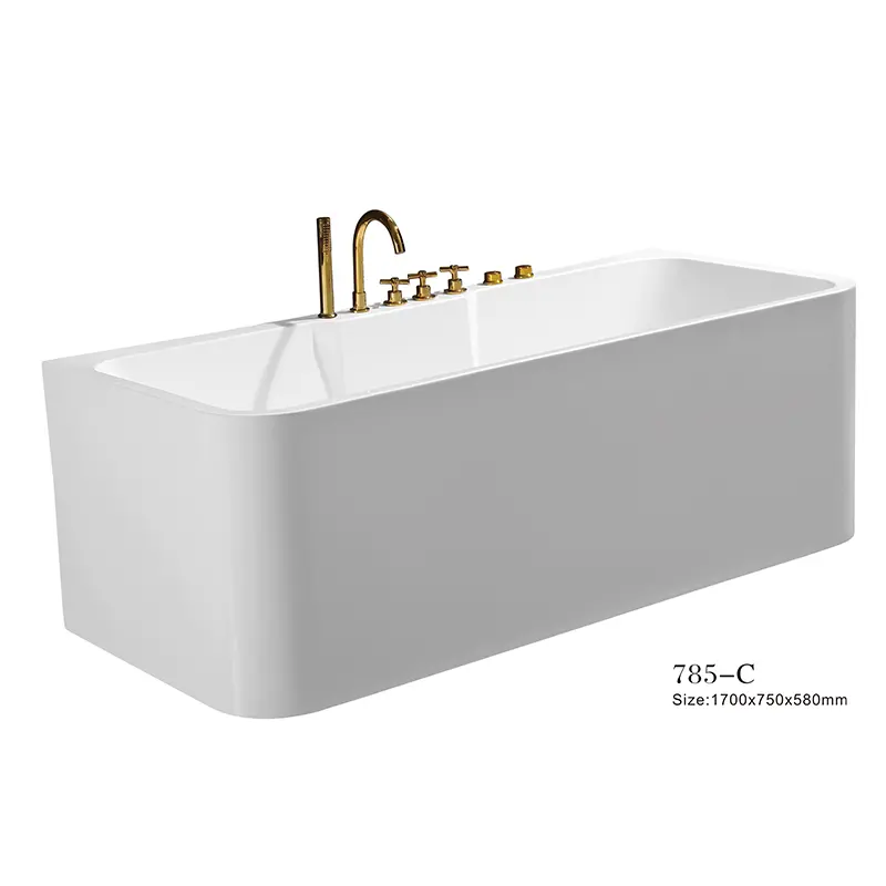 Luxury Freestanding Acrylic Massage & Whirlpool bathtub Anlaike KF785C for bathroom